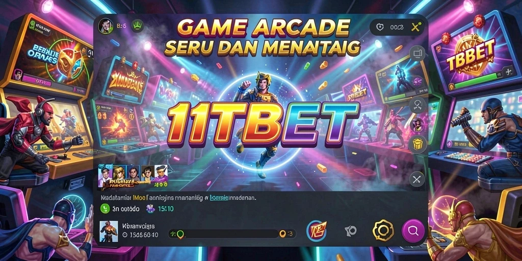 Tangkapan layar gameplay 11TBET menampilkan aksi arcade yang mendebarkan.