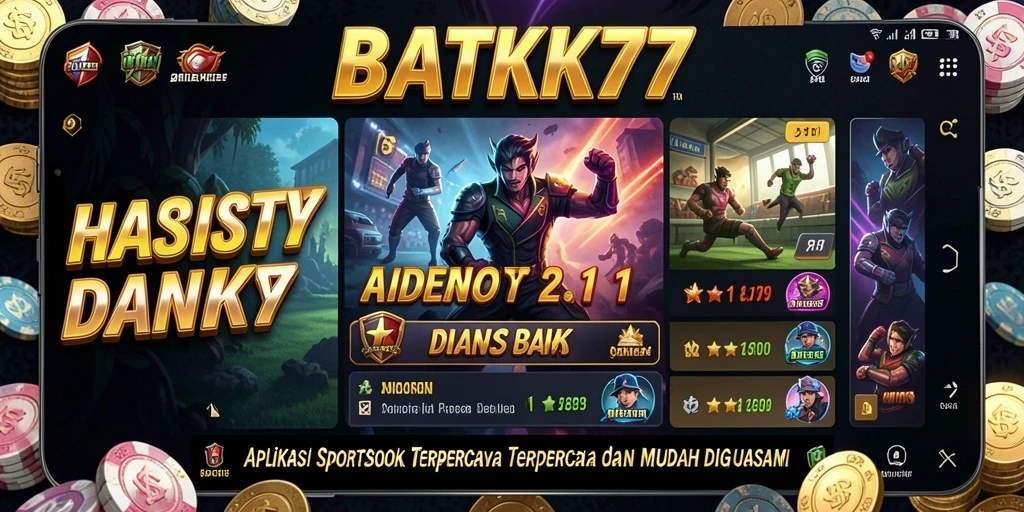 Tampilan gameplay Sportsbook yang dinamis dan interaktif.