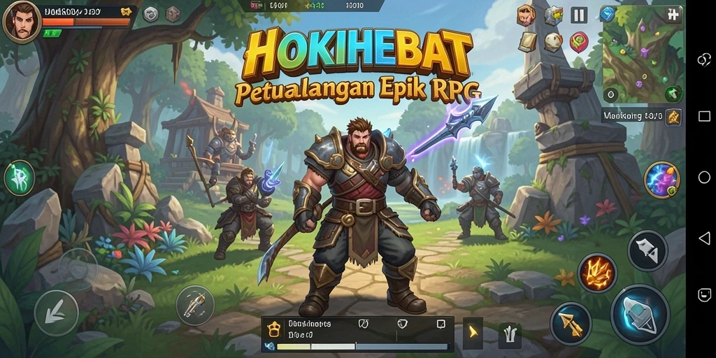 Gameplay epik di dunia fantastis HOKIHEBAT.