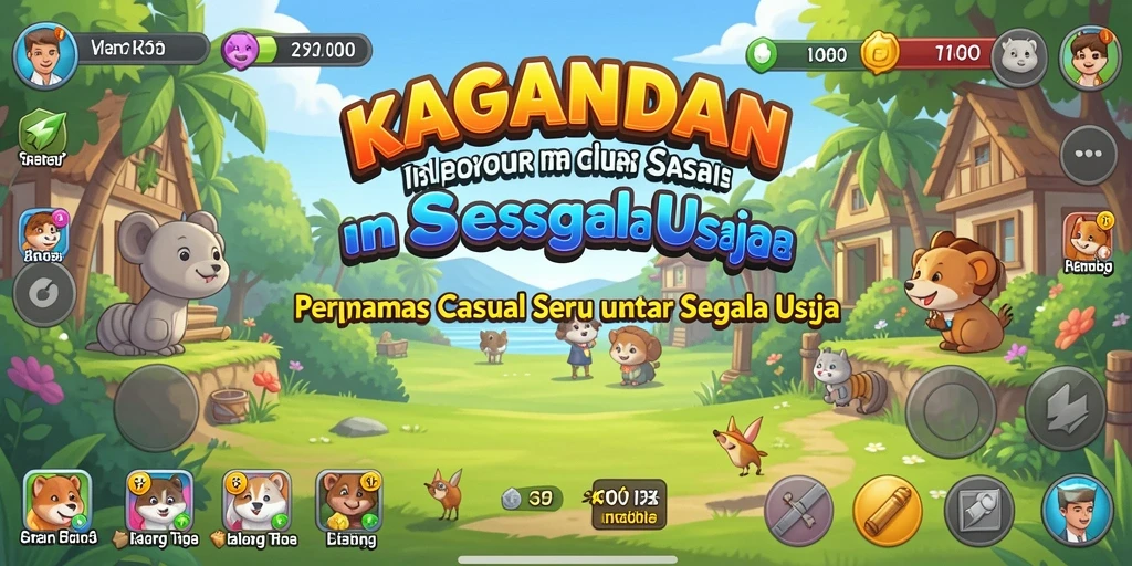 Screenshot gameplay KAGANDAN yang menampilkan keseruan bermain.