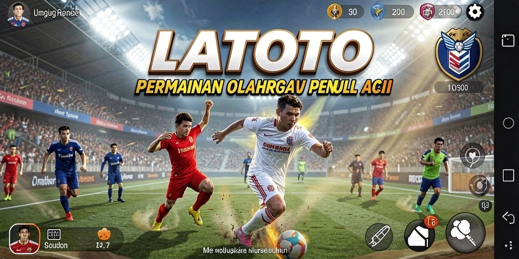 Tampilan menarik dari LATOTO menampilkan momen aksi olahraga yang seru.