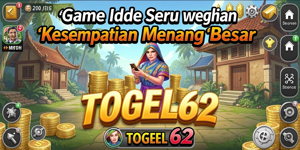 Tangkapan layar utama TOGEL62 menunjukkan gameplay menegangkan dan interaktif.